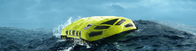 Billed af viking redningsflåde